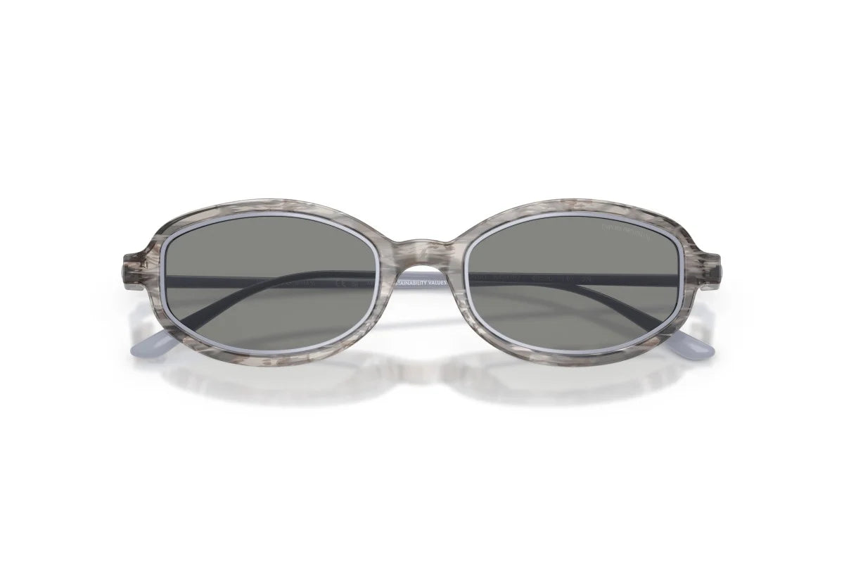 OCCHIALE DA SOLE DONNA | EMPORIO ARMANI EA 4276U - 642787 GRIGIO STRIATO LUCIDO - CALIBRO 49