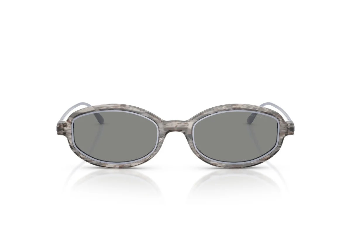 OCCHIALE DA SOLE DONNA | EMPORIO ARMANI EA 4276U - 642787 GRIGIO STRIATO LUCIDO - CALIBRO 49