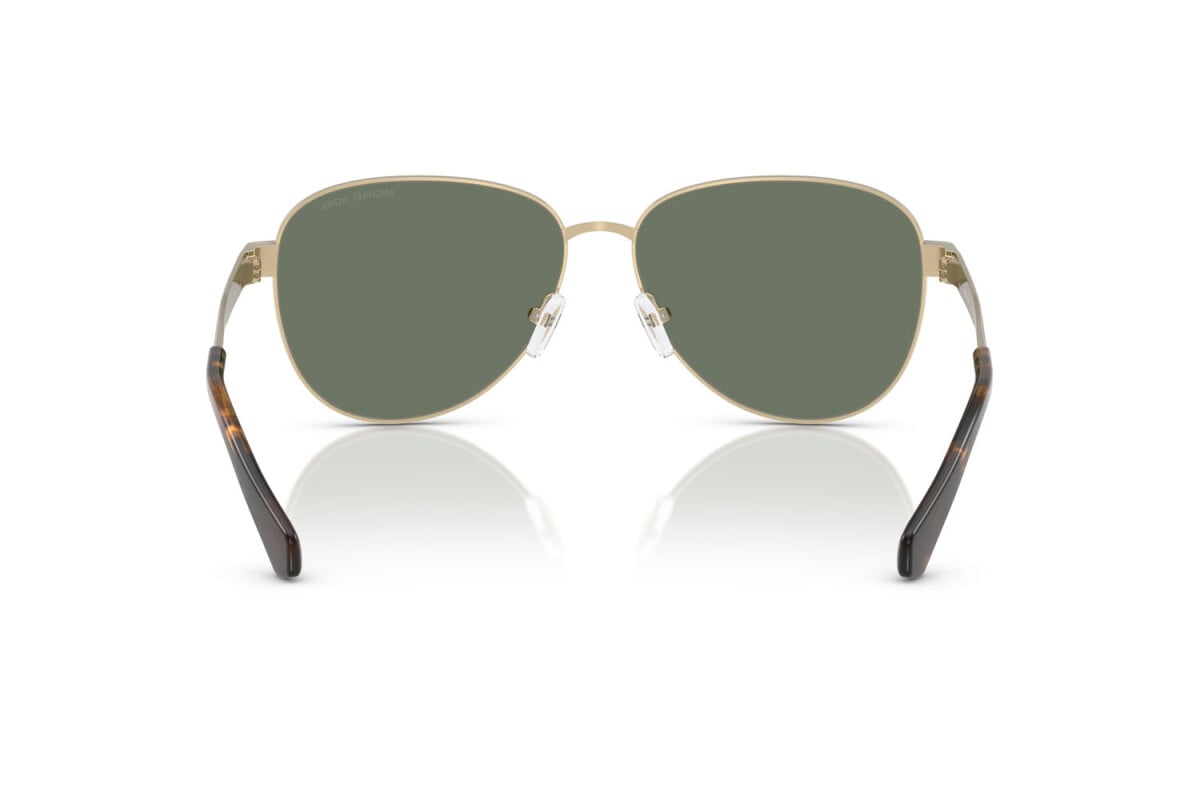 MICHAEL KORS BIARRITZ - 10143H ORO CHIARO LUCIDO | OCCHIALE DA SOLE DONNA - MK 1160 CALIBRO 59