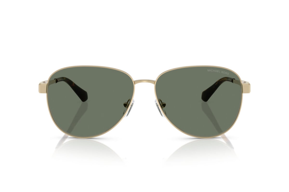 MICHAEL KORS BIARRITZ - 10143H ORO CHIARO LUCIDO | OCCHIALE DA SOLE DONNA - MK 1160 CALIBRO 59