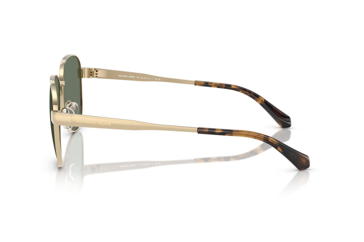 MICHAEL KORS BIARRITZ - 10143H ORO CHIARO LUCIDO | OCCHIALE DA SOLE DONNA - MK 1160 CALIBRO 59