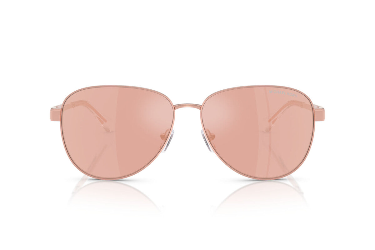 MICHAEL KORS BIARRITZ - 11086X ORO ROSA | OCCHIALE DA SOLE DONNA - MK 1160 CALIBRO 61