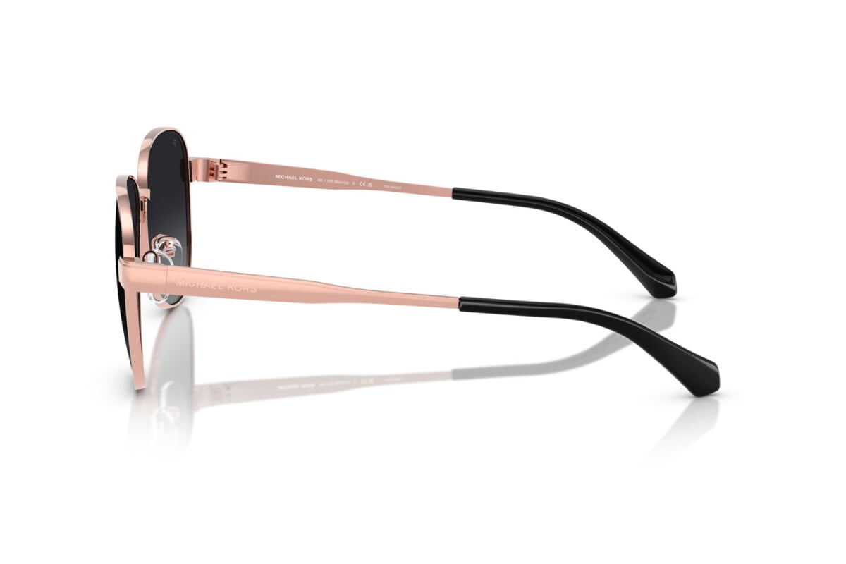 MICHAEL KORS BIARRITZ - 1108T3 ORO ROSA | OCCHIALE DA SOLE DONNA - MK 1160 CALIBRO 61