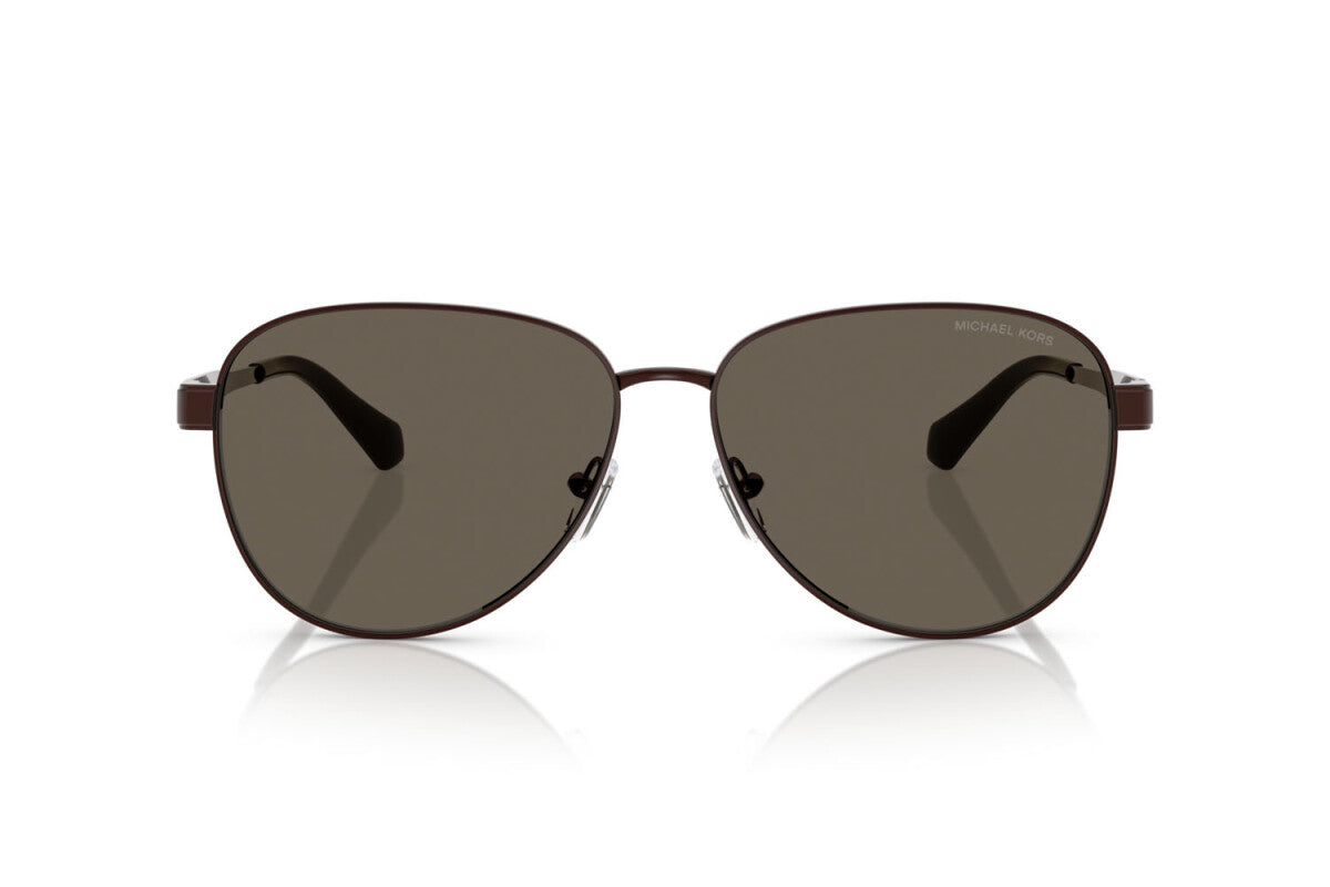 MICHAEL KORS BIARRITZ - 1891/3 CIOCCOLATO LUCIDO | OCCHIALE DA SOLE DONNA - MK 1160 CALIBRO 59