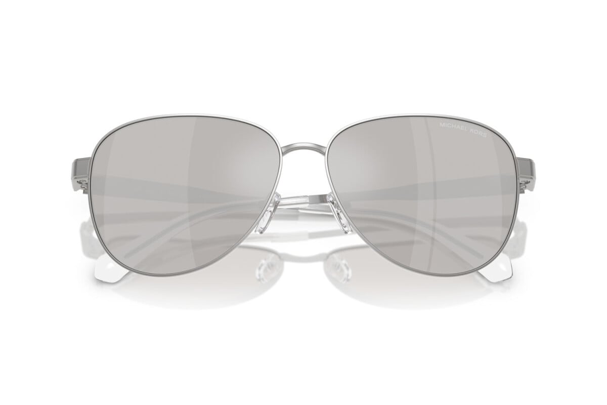 MICHAEL KORS BIARRITZ - 18936G ARGENTO | OCCHIALE DA SOLE DONNA - MK 1160 CALIBRO 59