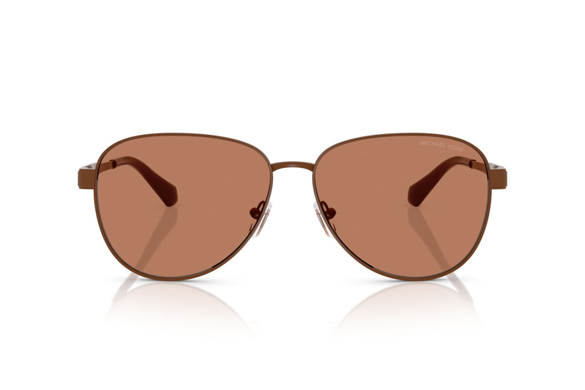 MICHAEL KORS BIARRITZ - 1902/3 NOCE MOSCATA | OCCHIALE DA SOLE DONNA - MK 1160 CALIBRO 59