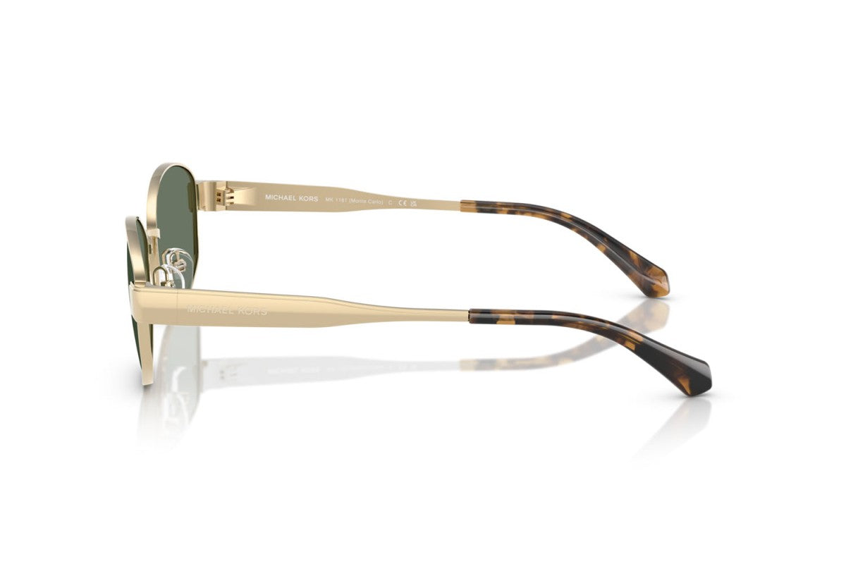OCCHIALE DA SOLE DONNA | MICHAEL KORS MK 1161 - MONTE CARLO 10143H ORO CHIARO - CALIBRO 56