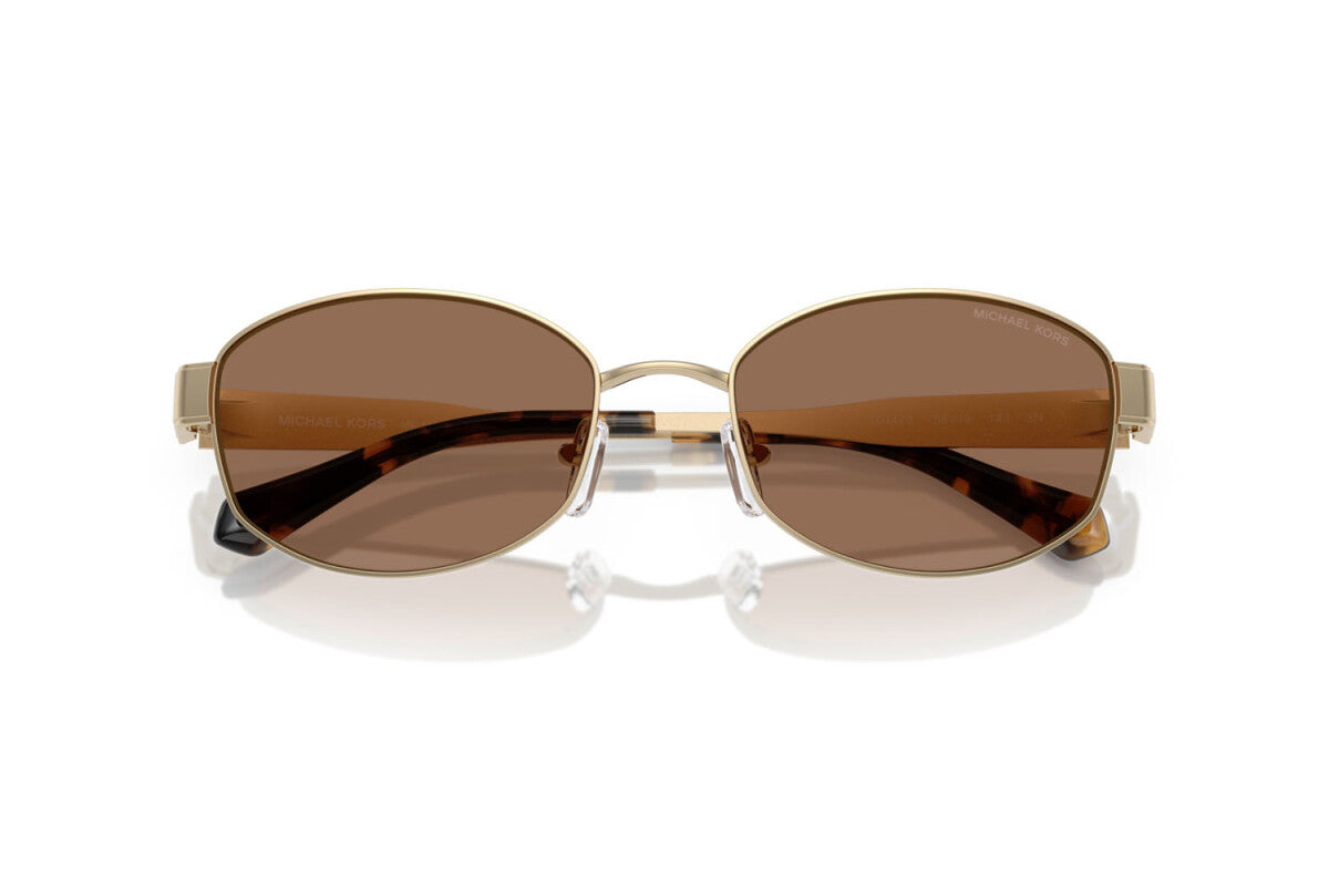 MICHAEL KORS MONTE CARLO - 101473 ORO CHIARO | OCCHIALE DA SOLE DONNA - MK 1161 CALIBRO 56