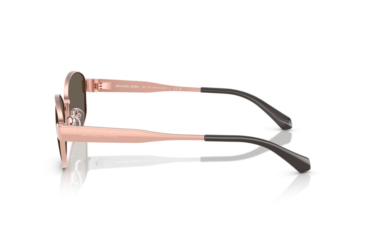 MICHAEL KORS MONTE CARLO - 1108/3 ORO ROSA | OCCHIALE DA SOLE DONNA - MK 1161 CALIBRO 56
