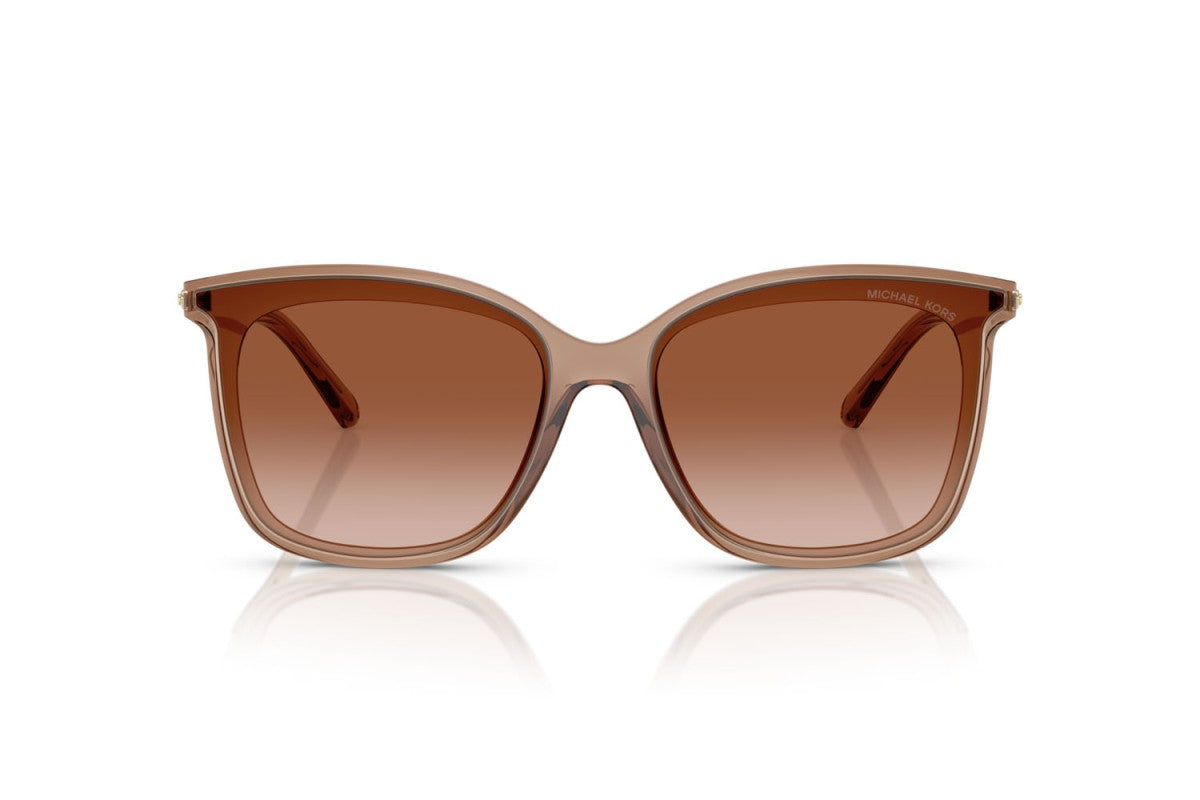 OCCHIALE DA SOLE DONNA | MICHAEL KORS MK 2079U - ZERMATT 39383B MARRONE TRASPARENTE - CALIBRO 61