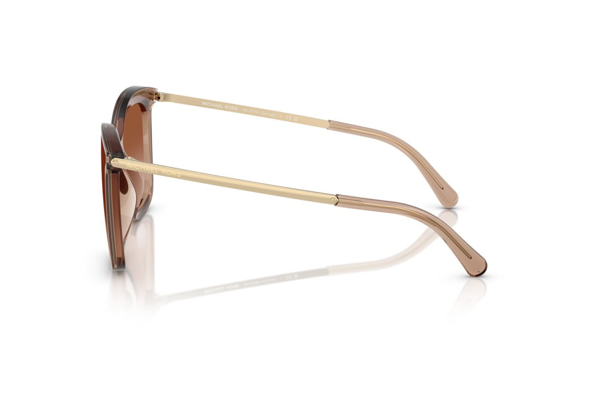 OCCHIALE DA SOLE DONNA | MICHAEL KORS MK 2079U - ZERMATT 39383B MARRONE TRASPARENTE - CALIBRO 61
