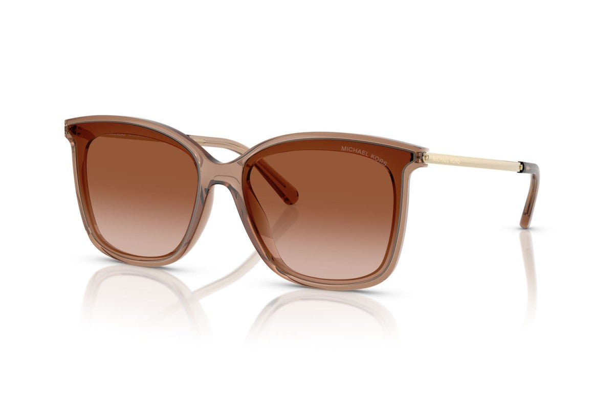 OCCHIALE DA SOLE DONNA | MICHAEL KORS MK 2079U - ZERMATT 39383B MARRONE TRASPARENTE - CALIBRO 61