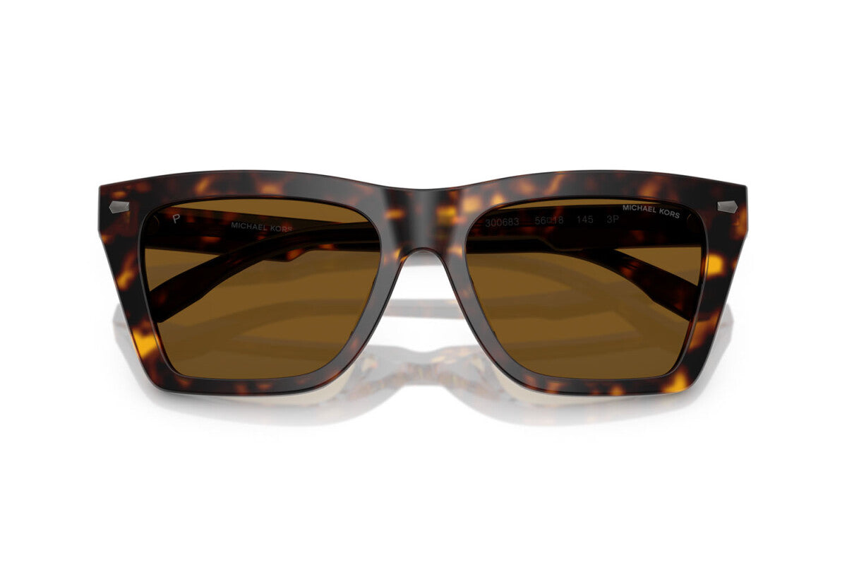 MICHAEL KORS PEBBLE BEACH - 300683 TARTARUGA SCURA | OCCHIALE DA SOLE UOMO - MK 2225U CALIBRO 56