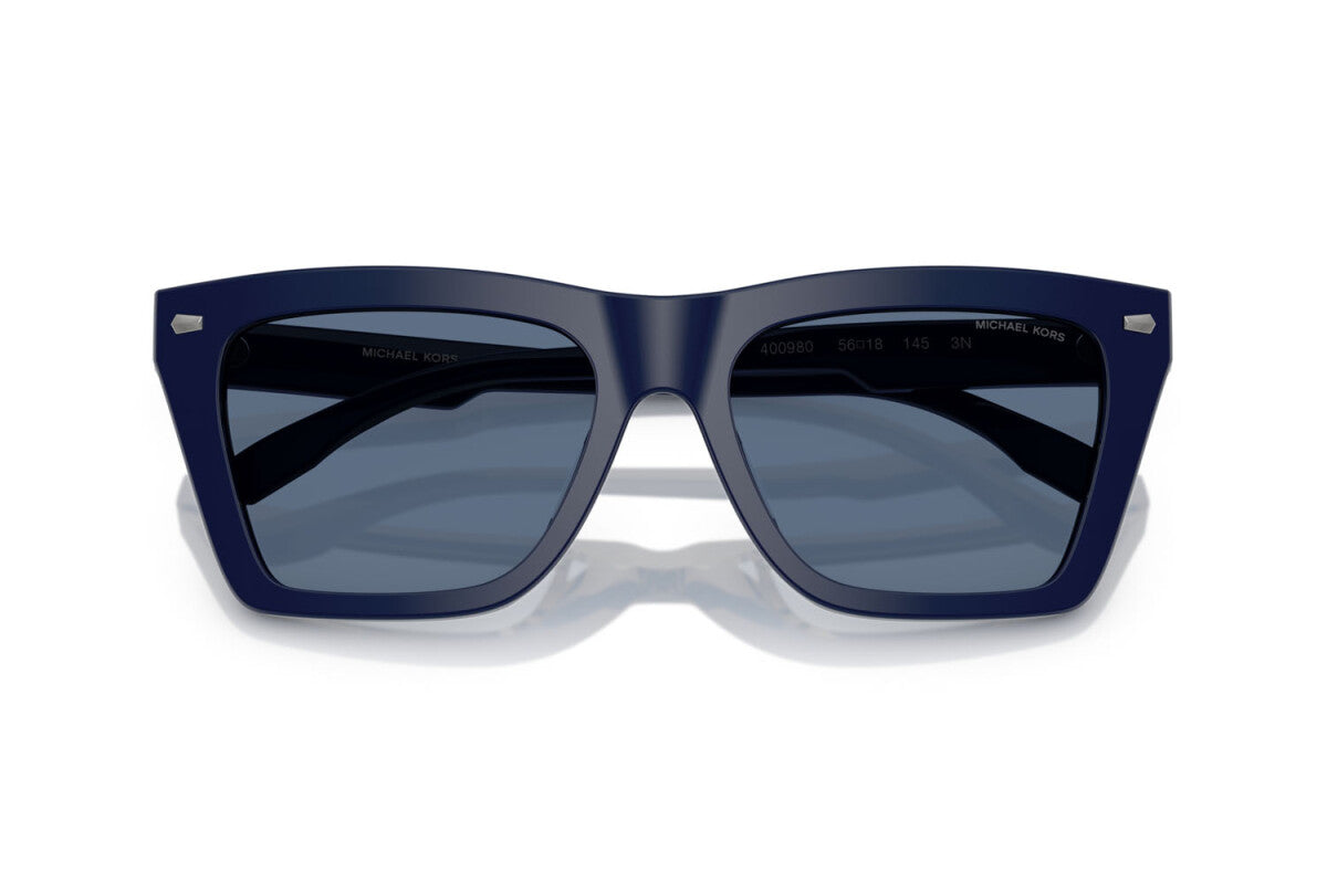 MICHAEL KORS PEBBLE BEACH - 400980 BLU NAVY TINTA UNITA | OCCHIALE DA SOLE UOMO - MK 2225U CALIBRO 56