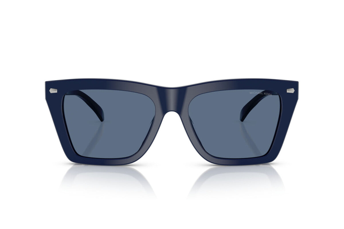 MICHAEL KORS PEBBLE BEACH - 400980 BLU NAVY TINTA UNITA | OCCHIALE DA SOLE UOMO - MK 2225U CALIBRO 56