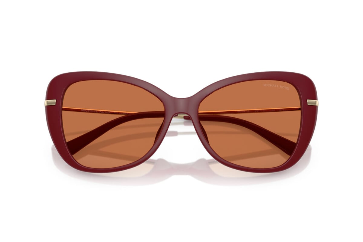 MICHAEL KORS SAINT CROIX - 400473 ROSSO SCURO | OCCHIALE DA SOLE DONNA - MK 2230U CALIBRO 56