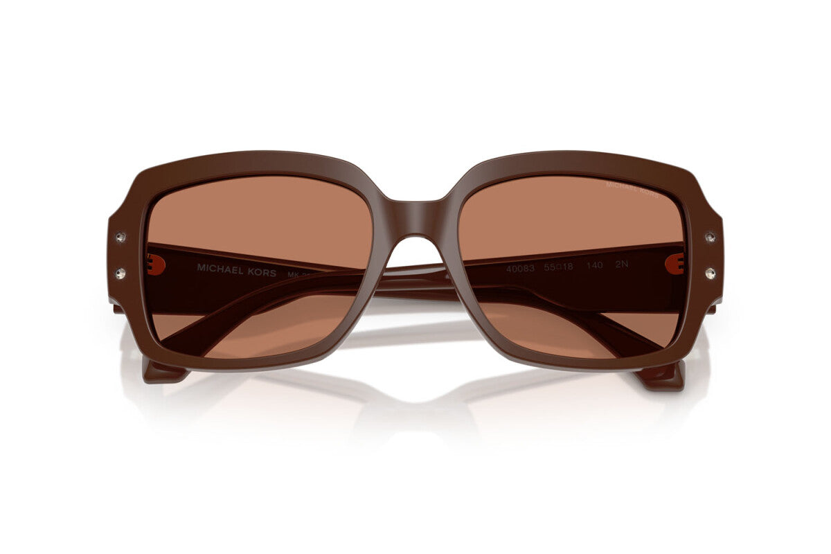 MICHAEL KORS CHÂTEL - 4008/3 NOCE MOSCATA | OCCHIALE DA SOLE DONNA - MK 2233B CALIBRO 55