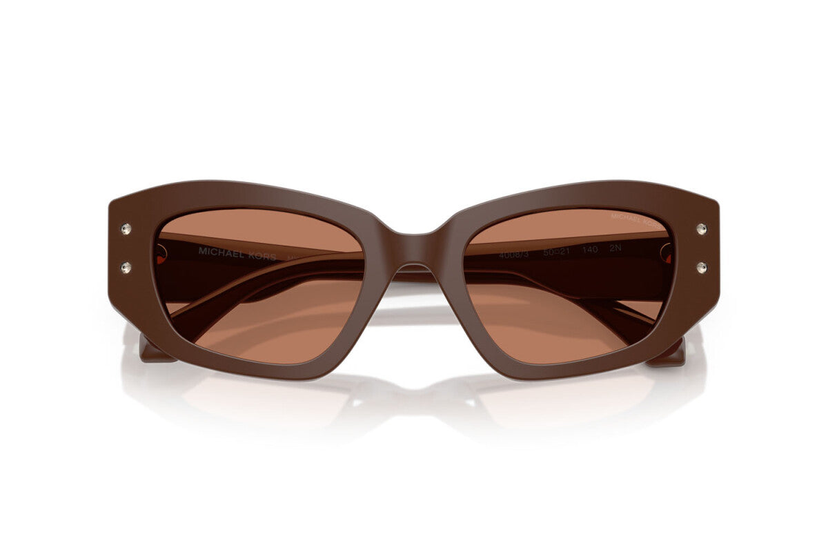 MICHAEL KORS LE PRAZ - 4008/3 NOCE MOSCATA | OCCHIALE DA SOLE DONNA - MK 2234B CALIBRO 50