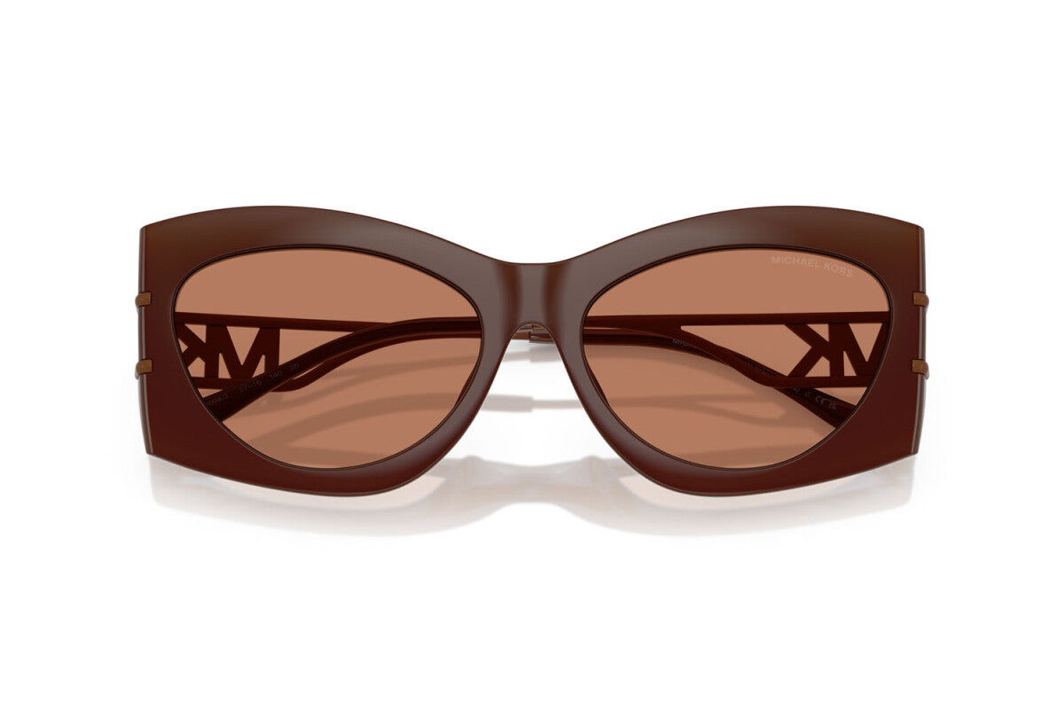 MICHAEL KORS NAVARRA - 4008/3 NOCE MOSCATA | OCCHIALE DA SOLE DONNA - MK 2235U CALIBRO 57