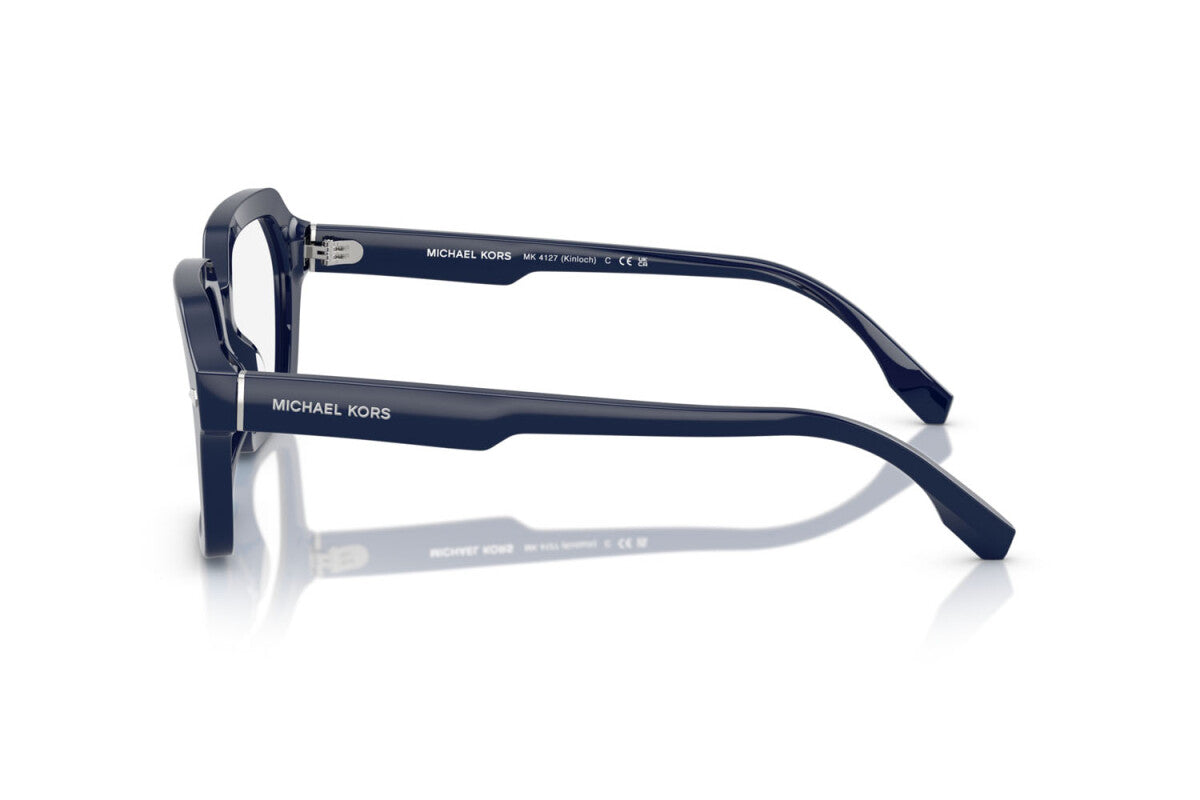 MICHAEL KORS KINLOCH - 4009 BLU NAVY TINTA UNITA | OCCHIALE DA VISTA UOMO - MK 4127 CALIBRO 56