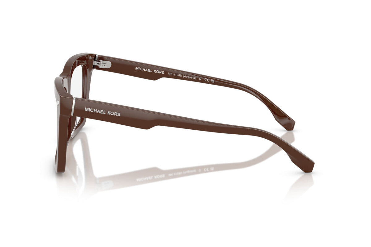 MICHAEL KORS AUGUSTA - 4007 NOCE MOSCATA SOLIDA | OCCHIALE DA VISTA UOMO - MK 4128U CALIBRO 54