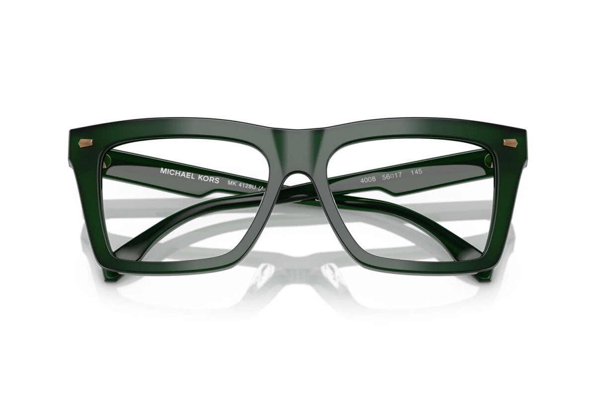 MICHAEL KORS AUGUSTA - 4008 OLIVA SOLIDO | OCCHIALE DA VISTA UOMO - MK 4128U CALIBRO 56