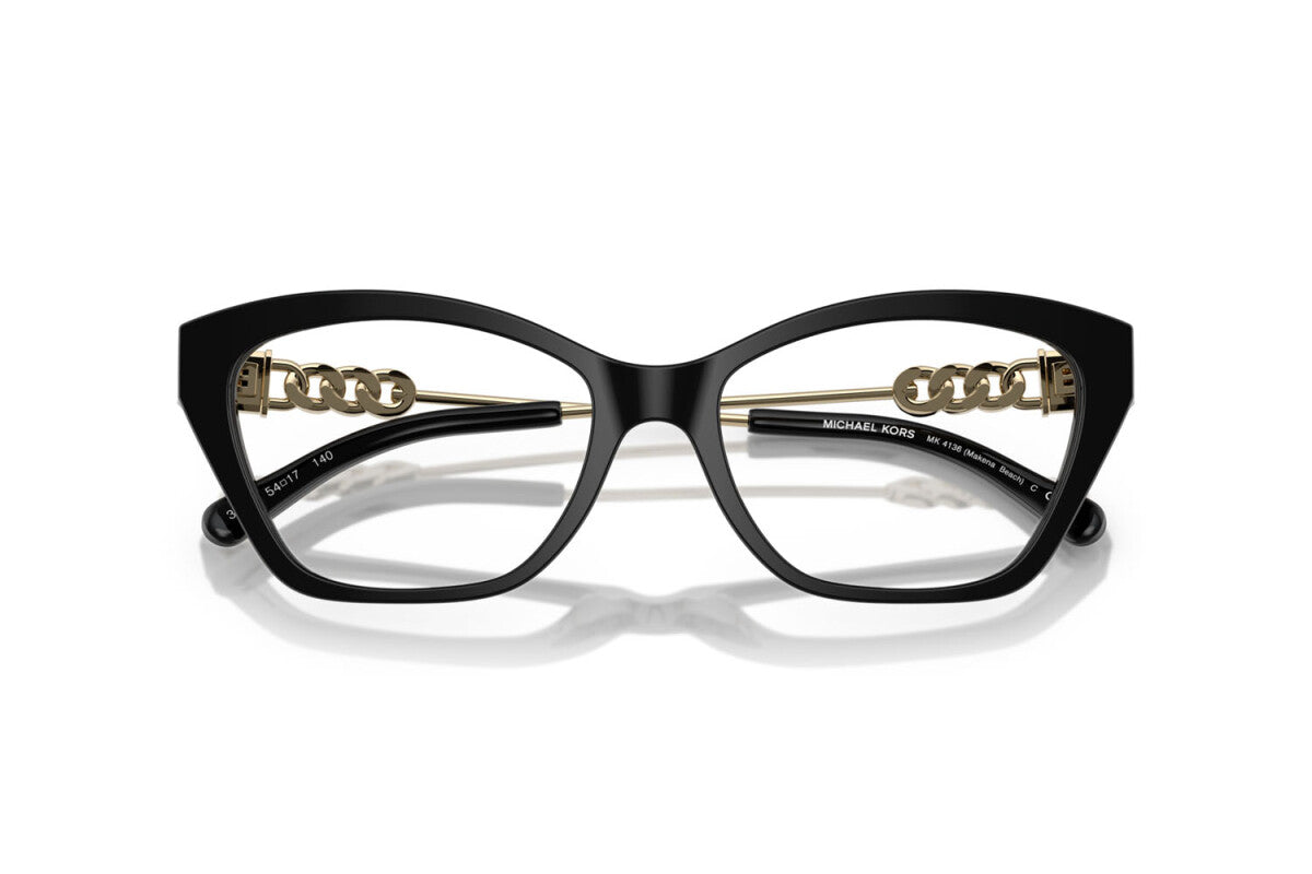 MICHAEL KORS MAKENA BEACH - 3005 NERO | OCCHIALE DA VISTA DONNA - MK 4136 CALIBRO 54