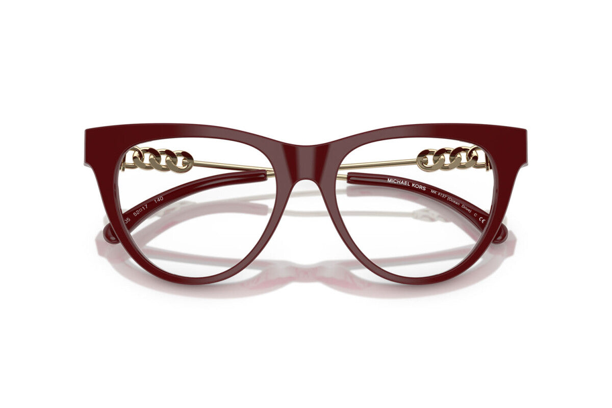 MICHAEL KORS OCEAN DRIVE - 4004 ROSSO SCURO | OCCHIALE DA VISTA DONNA - MK 4137 CALIBRO 52