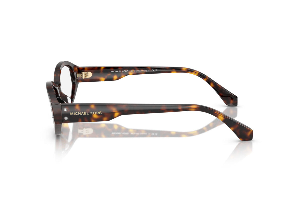 MICHAEL KORS CORVARA - 3006 TARTARUGA SCURA | OCCHIALE DA VISTA DONNA - MK 4139B CALIBRO 54