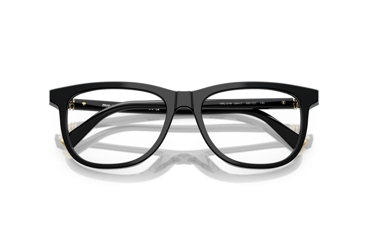 MIU MIU - 16K1O1 NERO | OCCHIALE DA VISTA DONNA - MU 01WV CALIBRO 52