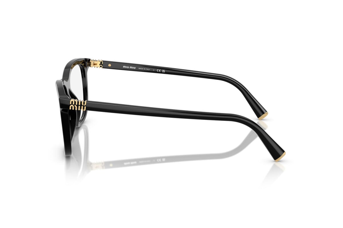 MIU MIU - 16K1O1 NERO | OCCHIALE DA VISTA DONNA - MU 01WV CALIBRO 54