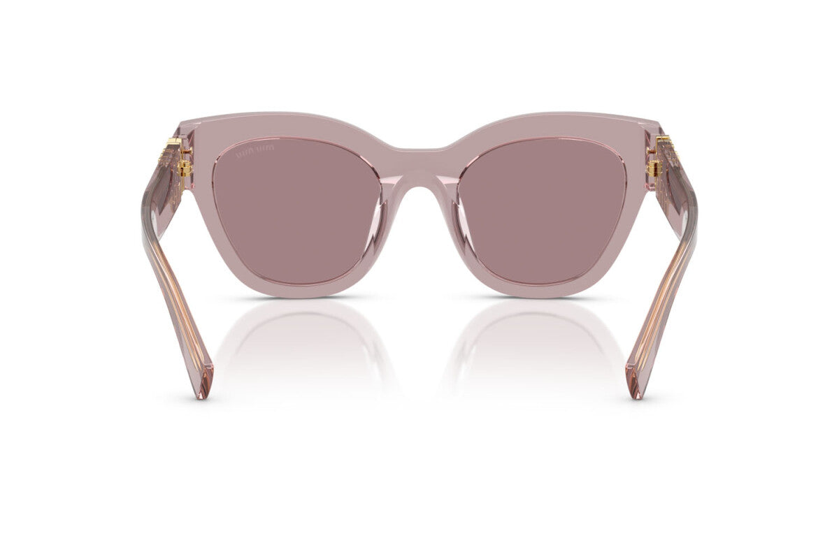 MIU MIU - 12W20I MALVA TRASPARENTE | OCCHIALE DA SOLE DONNA - MU 01YS CALIBRO 51