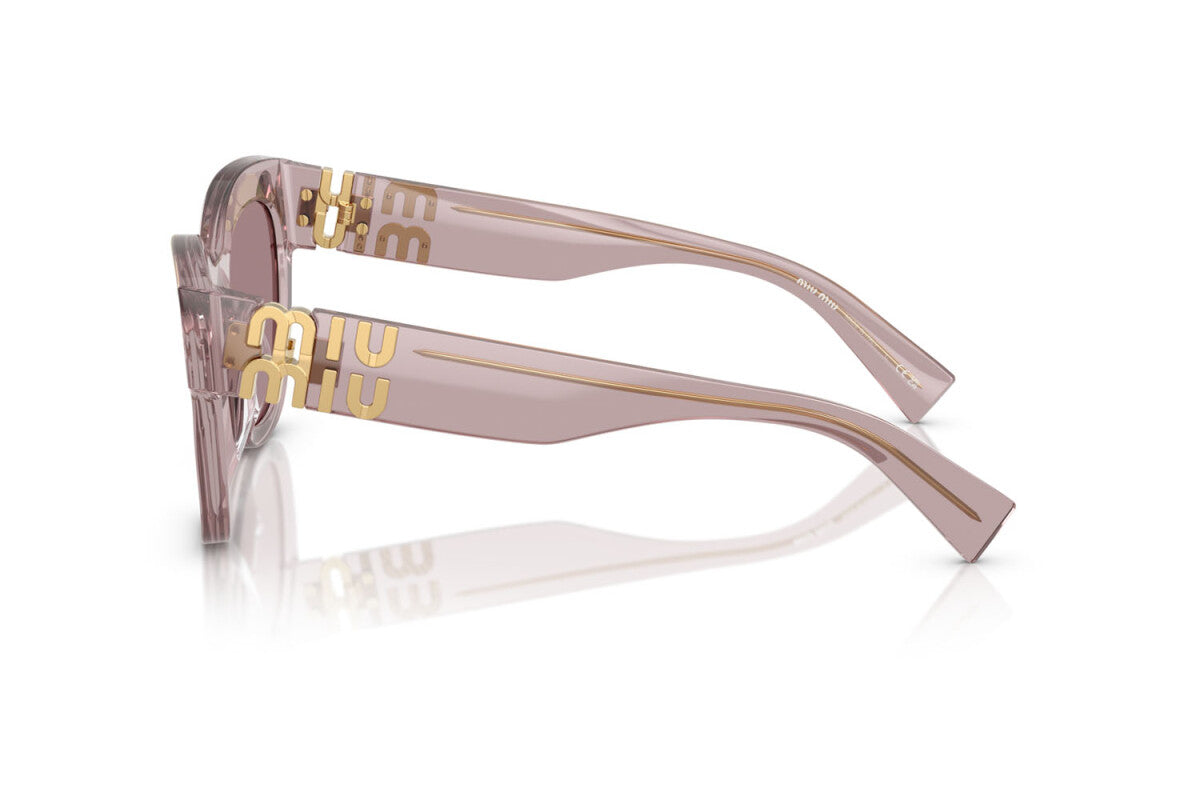 MIU MIU - 12W20I MALVA TRASPARENTE | OCCHIALE DA SOLE DONNA - MU 01YS CALIBRO 51