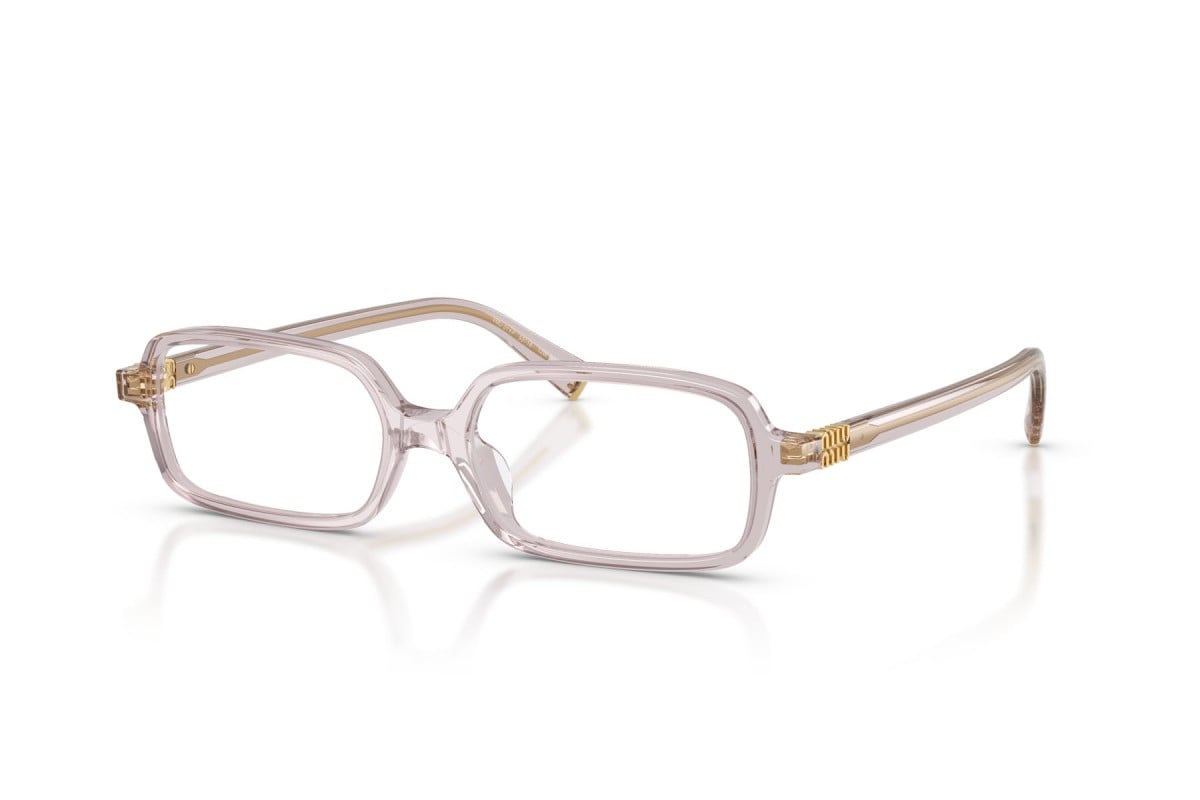 OCCHIALE DA VISTA DONNA | MIU MIU MU 01YV - 12W1O1 MALVA TRASPARENTE - CALIBRO 53