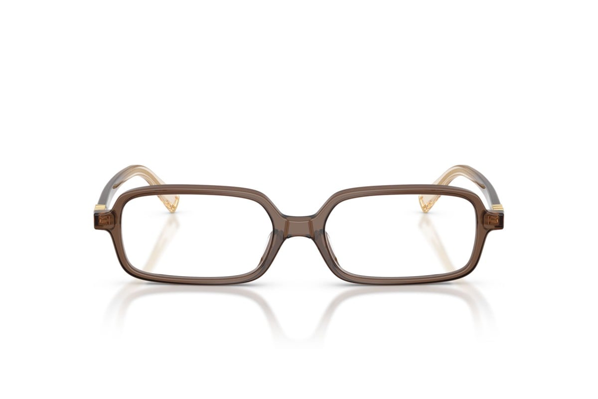 OCCHIALE DA VISTA DONNA | MIU MIU MU 01YV - 23H1O1 MARRONE TRASPARENTE - CALIBRO 53