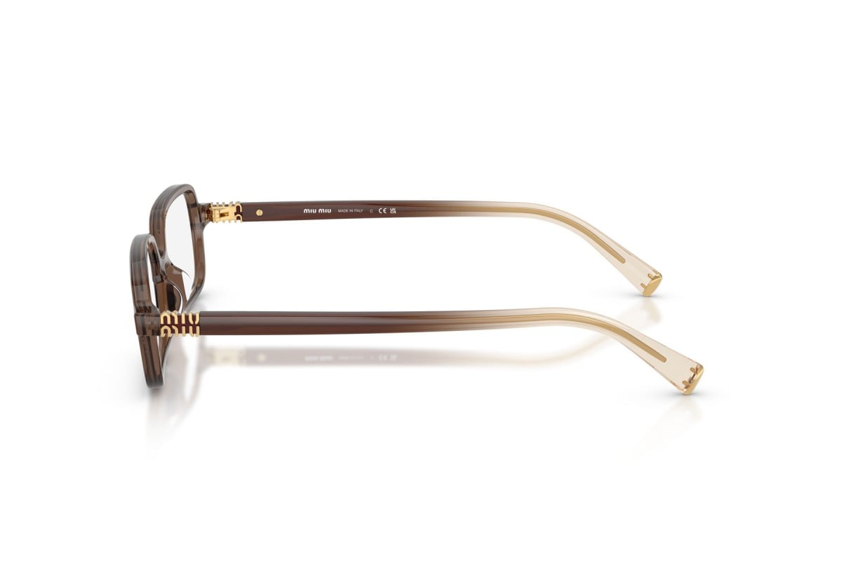 OCCHIALE DA VISTA DONNA | MIU MIU MU 01YV - 23H1O1 MARRONE TRASPARENTE - CALIBRO 53