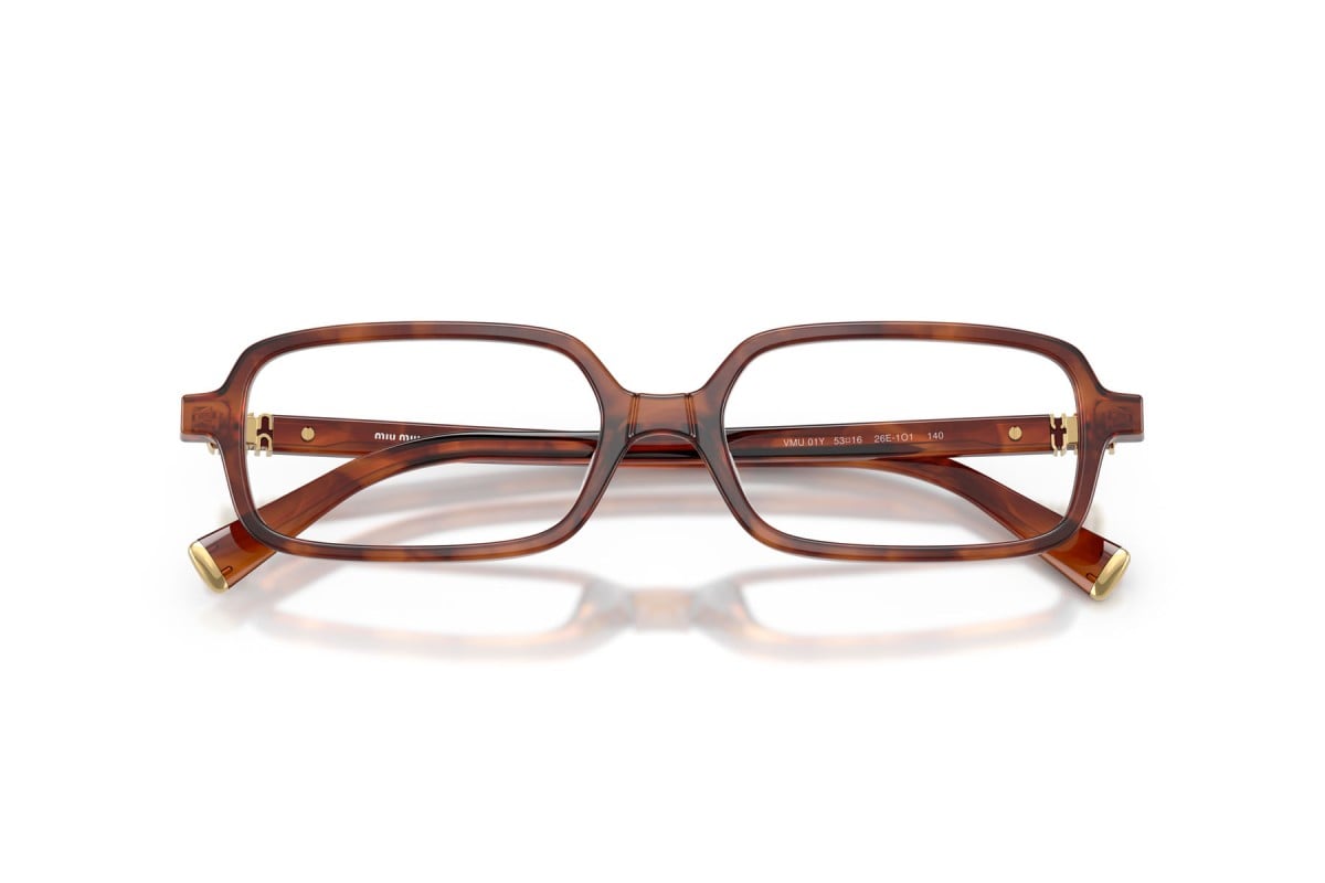 OCCHIALE DA VISTA DONNA | MIU MIU MU 01YV - 26E1O1 TABACCO STRIATO - CALIBRO 53