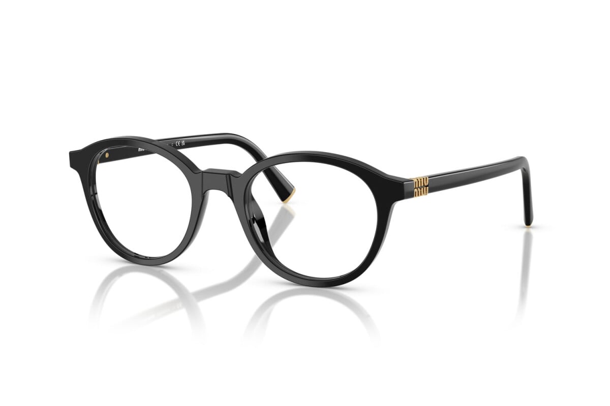 MIU MIU - 16K1O1 NERO | OCCHIALE DA VISTA DONNA - MU 02WV CALIBRO 48