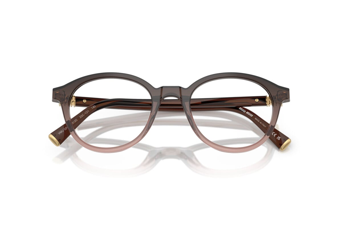 MIU MIU - 25C1O1 SFUMATURA BORDEAUX | OCCHIALE DA VISTA DONNA - MU 02WV CALIBRO 48