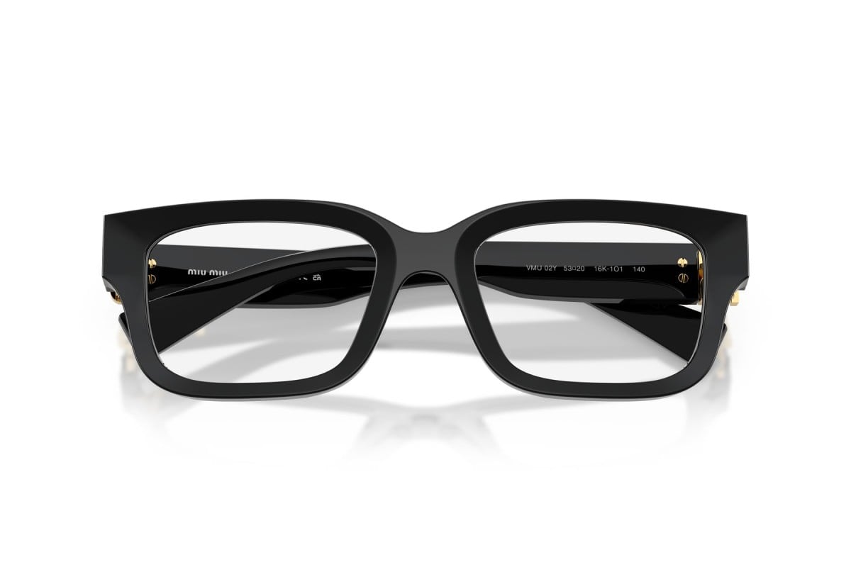 OCCHIALE DA VISTA DONNA | MIU MIU MU 02YV - 16K1O1 NERO - CALIBRO 53