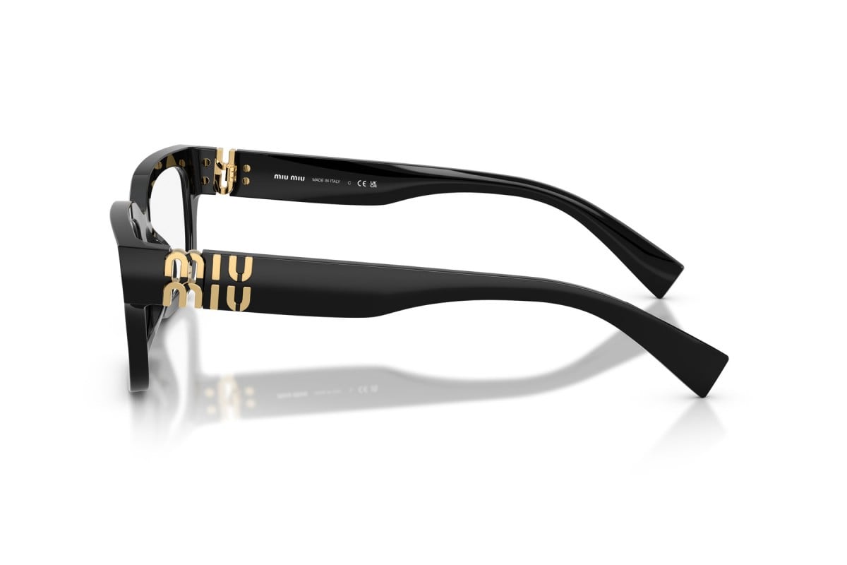OCCHIALE DA VISTA DONNA | MIU MIU MU 02YV - 16K1O1 NERO - CALIBRO 53