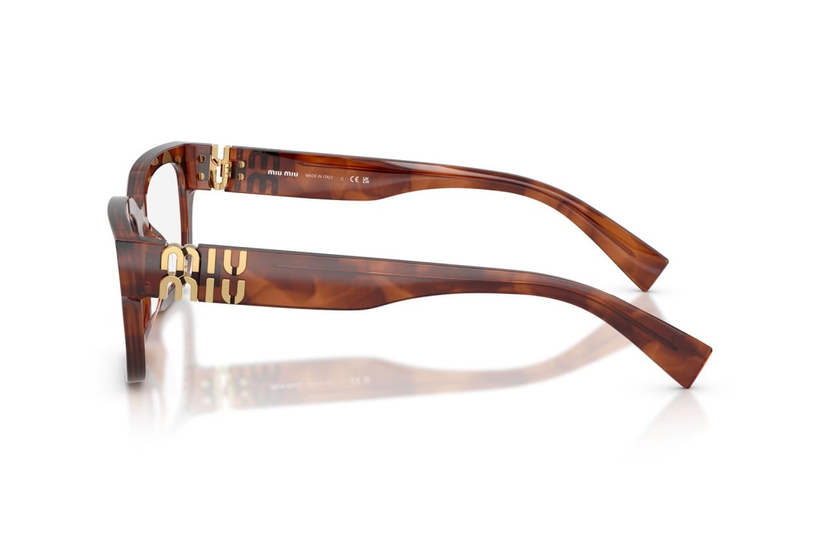 OCCHIALE DA VISTA DONNA | MIU MIU MU 02YV - 26E1O1 TABACCO STRIATO - CALIBRO 53