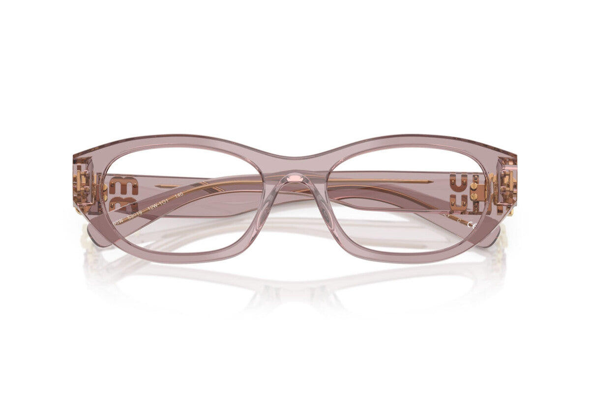 MIU MIU - 12W1O1 MALVA TRASPARENTE | OCCHIALE DA VISTA DONNA - MU 03WV CALIBRO 51