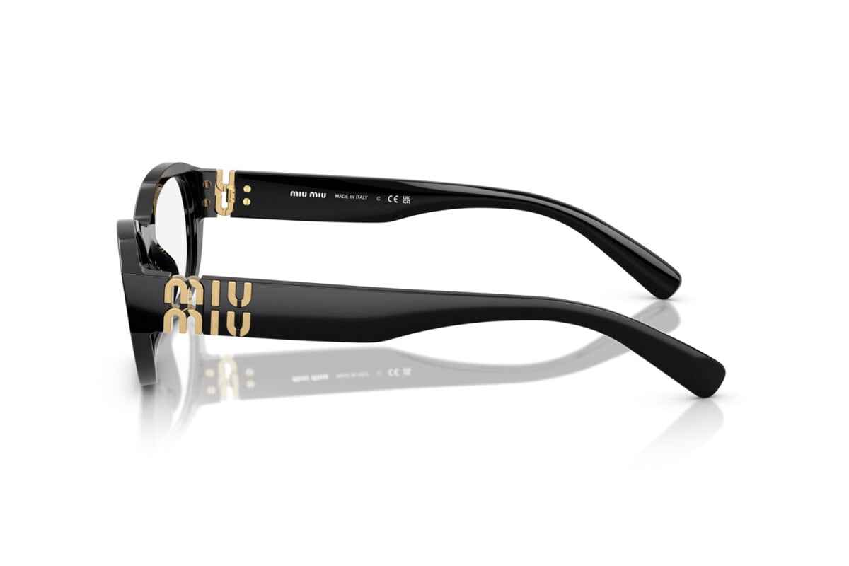 MIU MIU - 16K1O1 NERO | OCCHIALE DA VISTA DONNA - MU 03WV CALIBRO 53