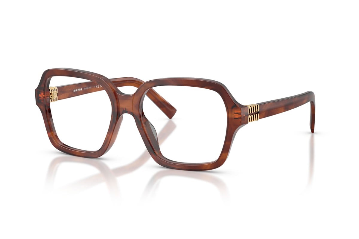 OCCHIALE DA VISTA DONNA | MIU MIU MU 03YV - 26E1O1 TABACCO STRIATO - CALIBRO 52