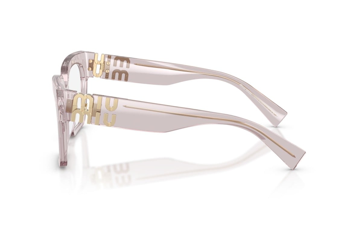 OCCHIALE DA VISTA DONNA | MIU MIU MU 04UV - 12W1O1 MALVA TRASPARENTE - CALIBRO 50