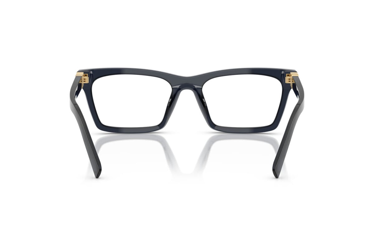 MIU MIU - 08Q101 BLU TRASPARENTE | OCCHIALE DA VISTA DONNA - MU 04WV CALIBRO 55