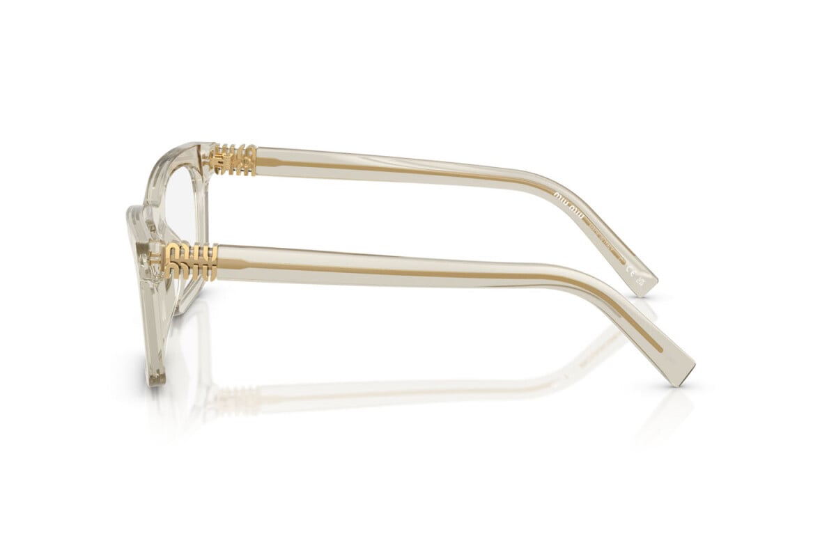 MIU MIU - 12U1O1 CANAPA TRASPARENTE | OCCHIALE DA VISTA DONNA - MU 04WV CALIBRO 53