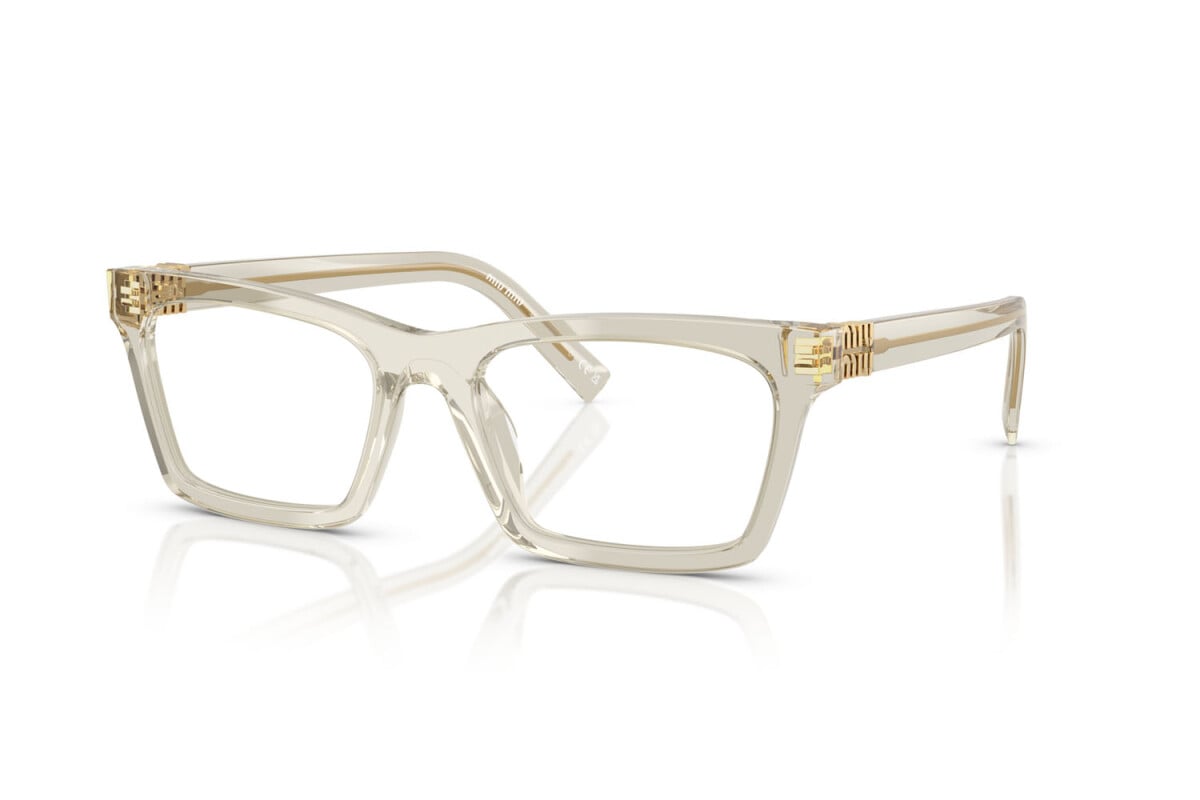 MIU MIU - 12U1O1 CANAPA TRASPARENTE | OCCHIALE DA VISTA DONNA - MU 04WV CALIBRO 53