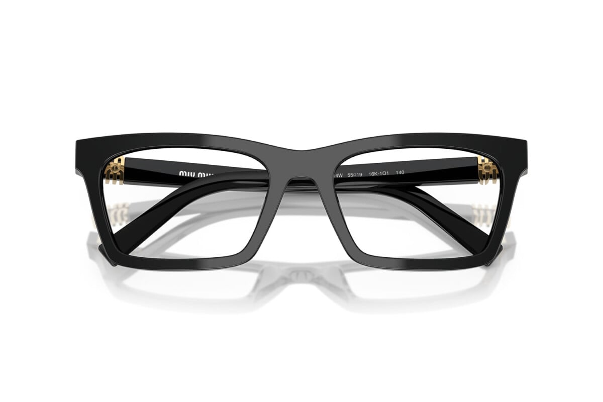 MIU MIU - 16K1O1 NERO | OCCHIALE DA VISTA DONNA - MU 04WV CALIBRO 53